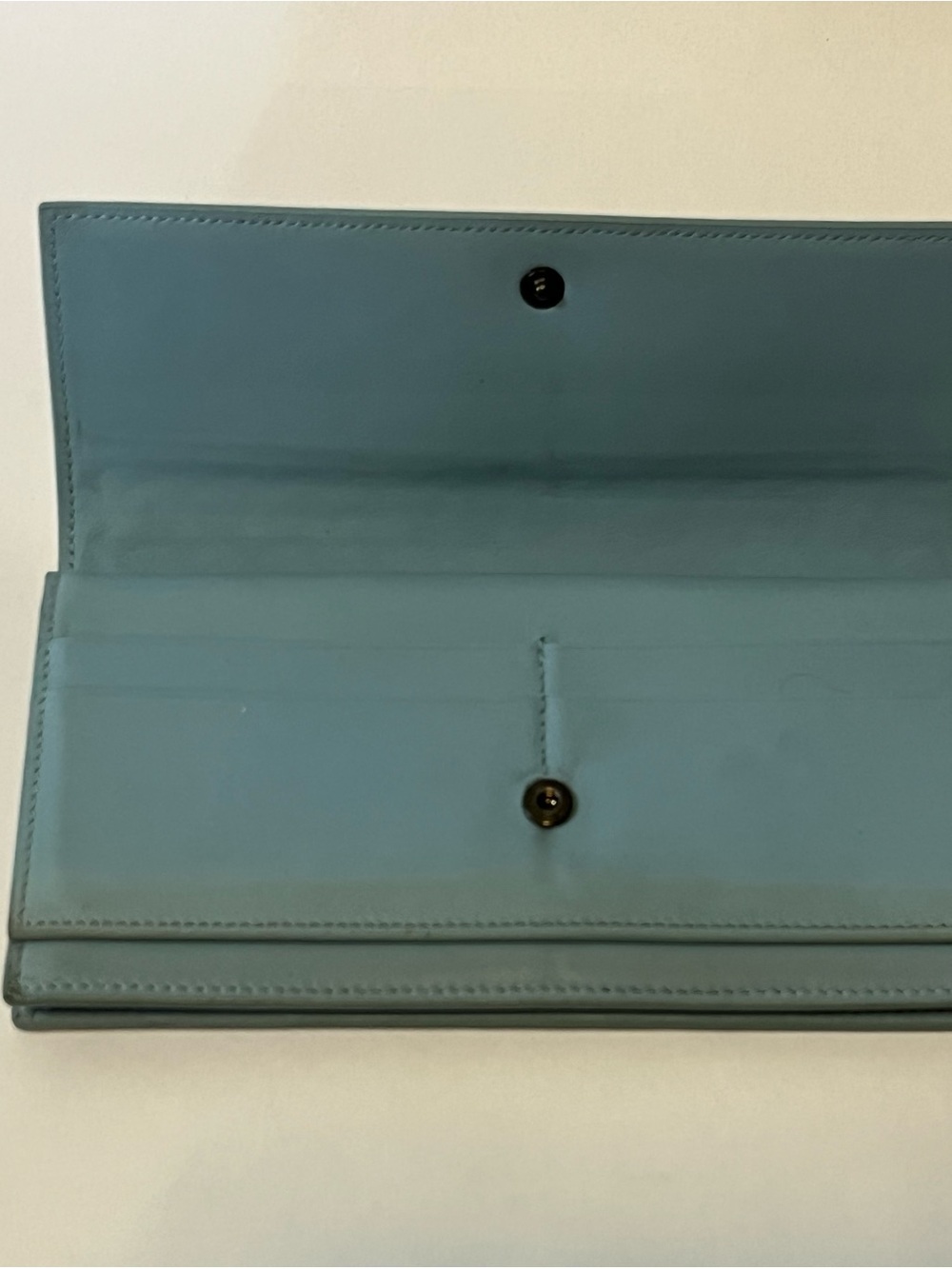 Bottega Veneta Nappa Intrecciato Wallet Powder Blue 🇮🇹 - Picture 7 of 12